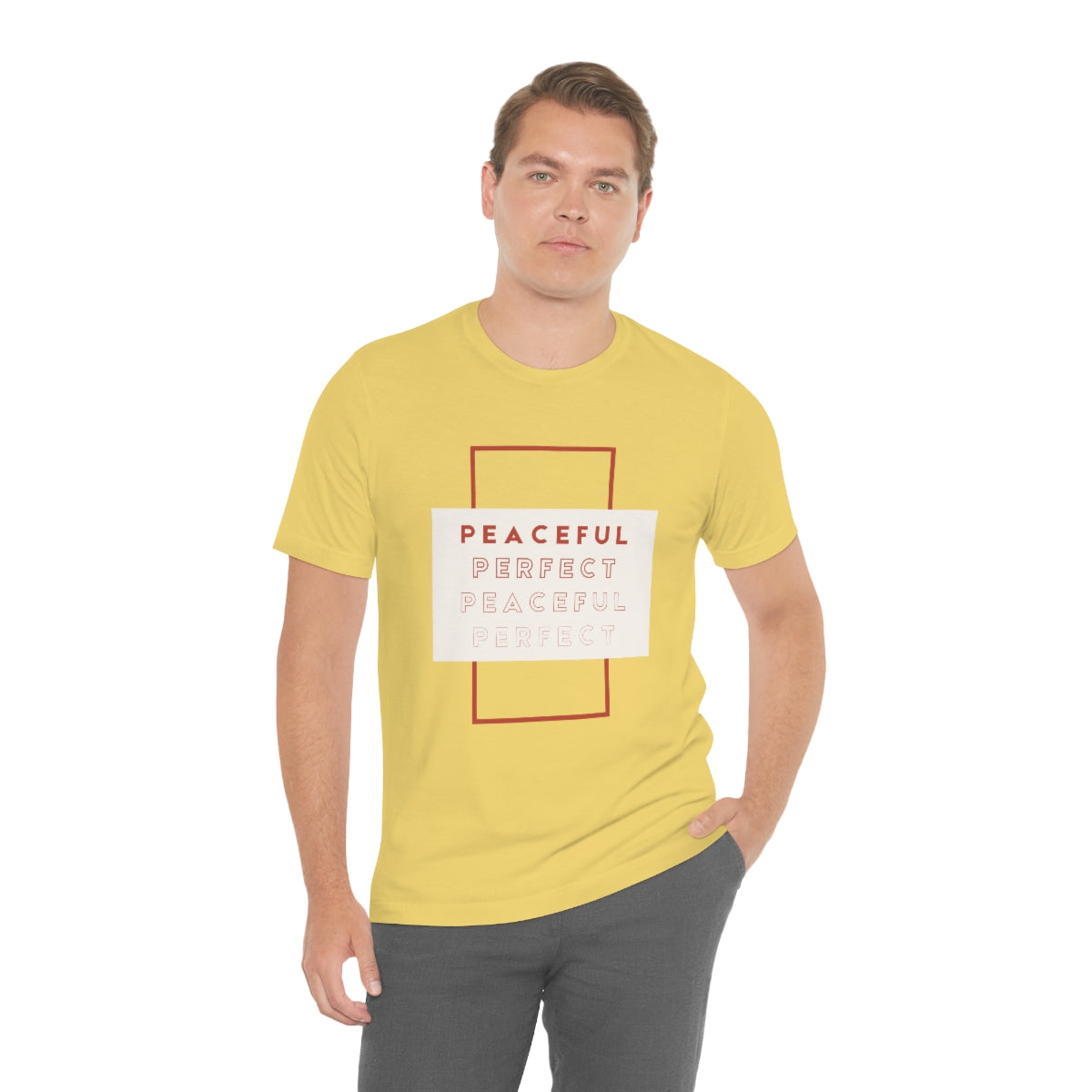Peaceful/Perfect Jersey Short Sleeve Tee