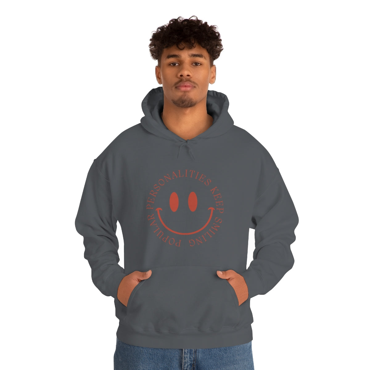 Keep Smiling Unisex Heavy Blend™ Hooded Sweatshirt
