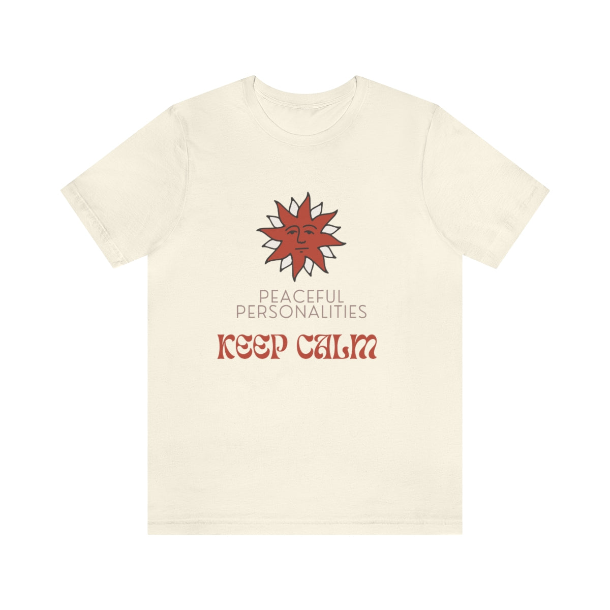 Keep Calm Jersey Short Sleeve Tee