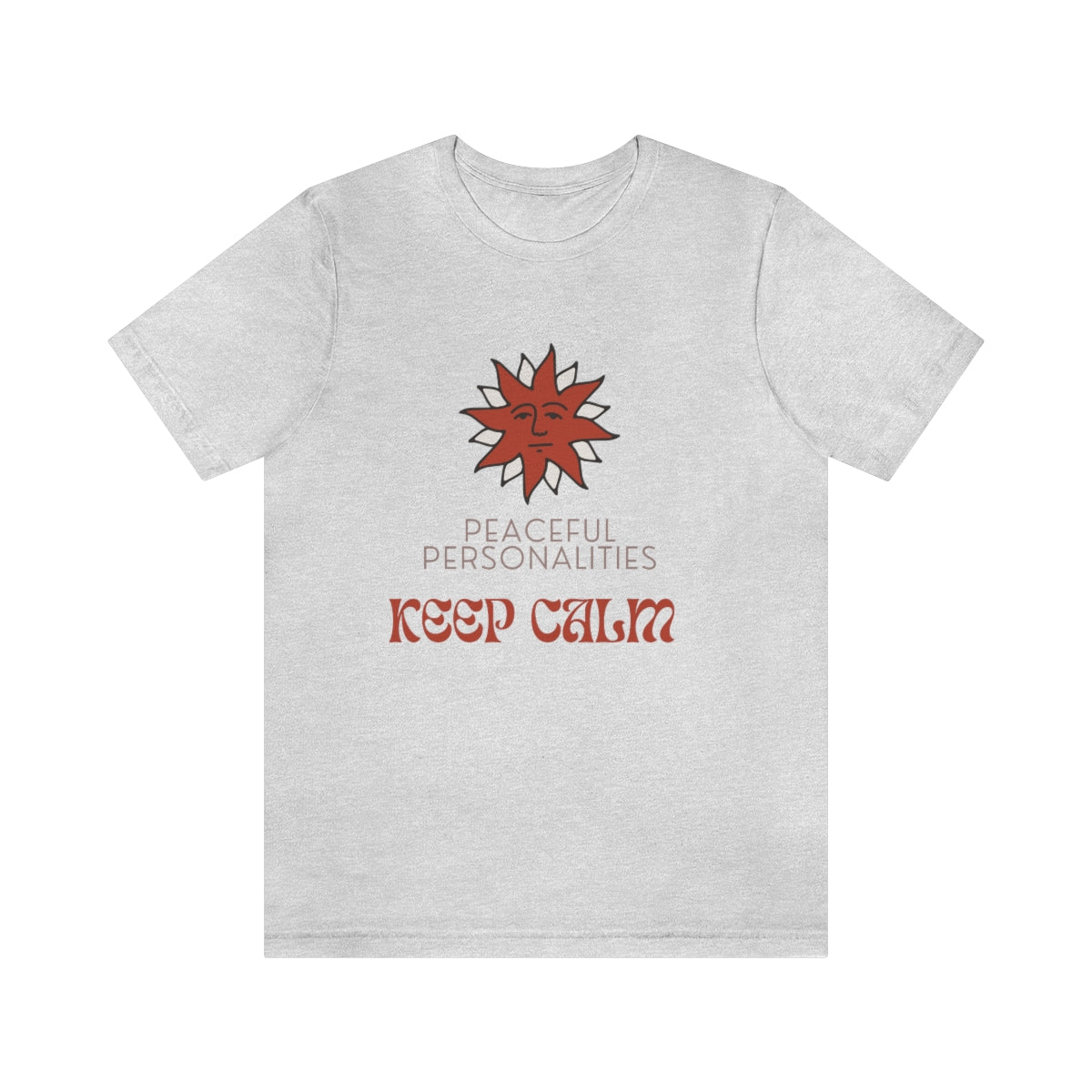 Keep Calm Jersey Short Sleeve Tee