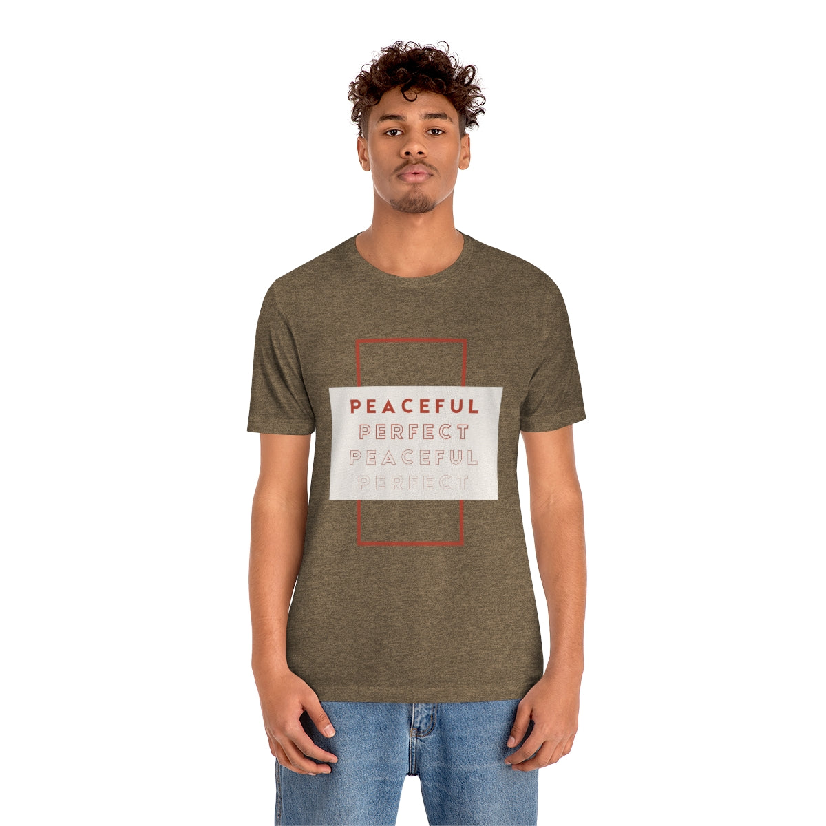 Peaceful/Perfect Jersey Short Sleeve Tee