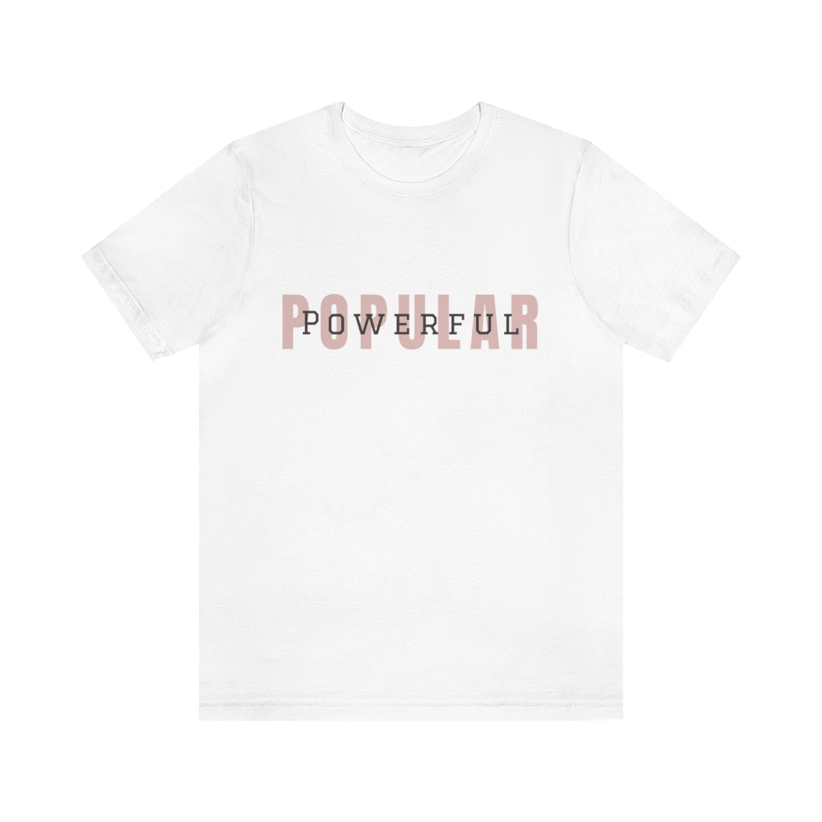 Popular/Powerful Logo Jersey Short Sleeve Tee