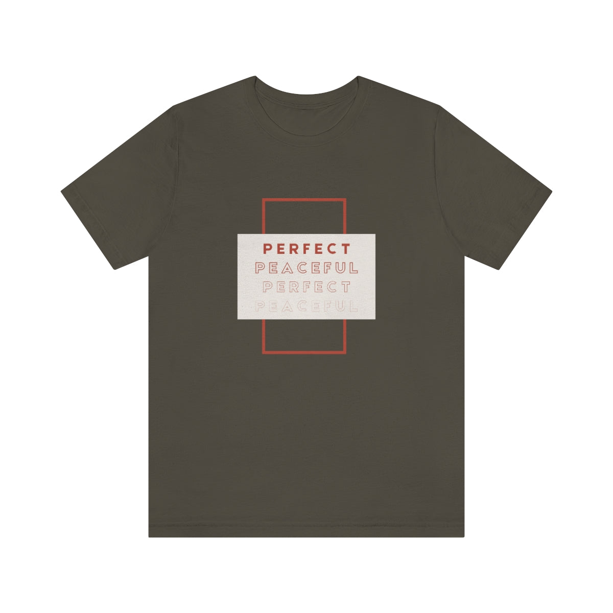Perfect/Peaceful Jersey Short Sleeve Tee