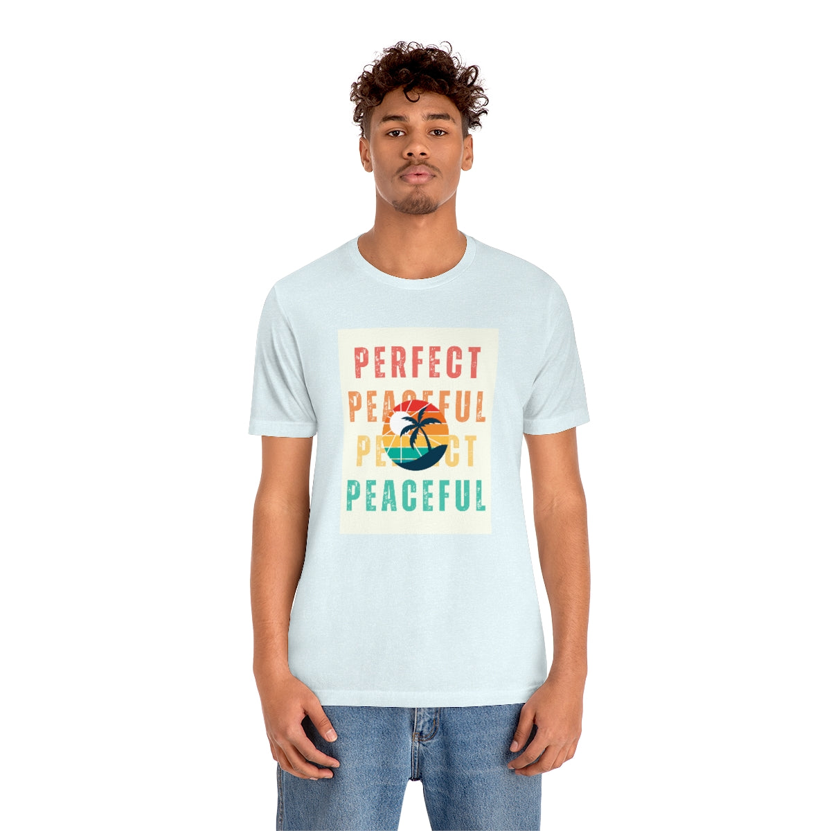 Perfect/Peaceful Unisex Jersey Short Sleeve Tee