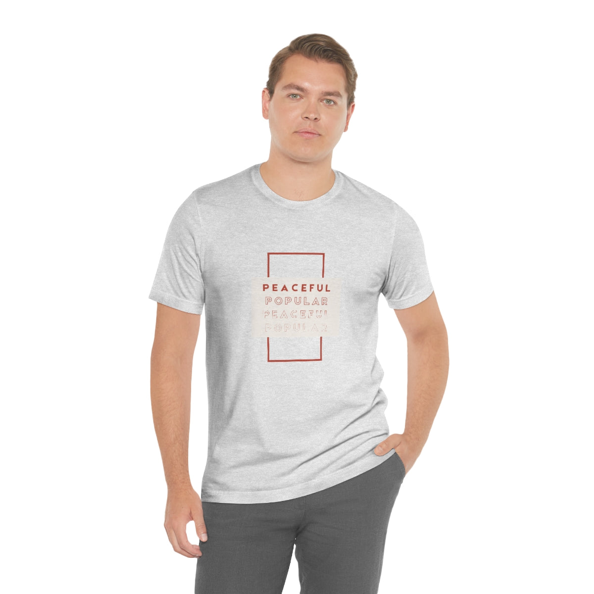 Peaceful/Popular Jersey Short Sleeve Tee
