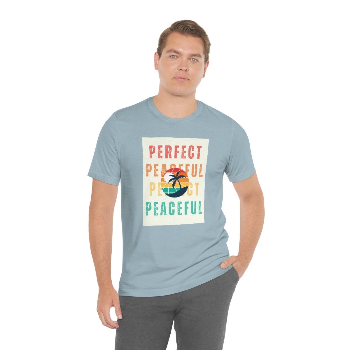 Perfect/Peaceful Unisex Jersey Short Sleeve Tee