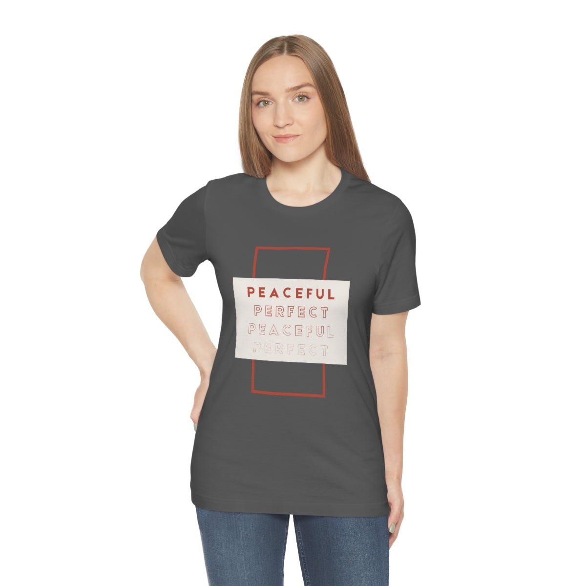 Peaceful/Perfect Jersey Short Sleeve Tee