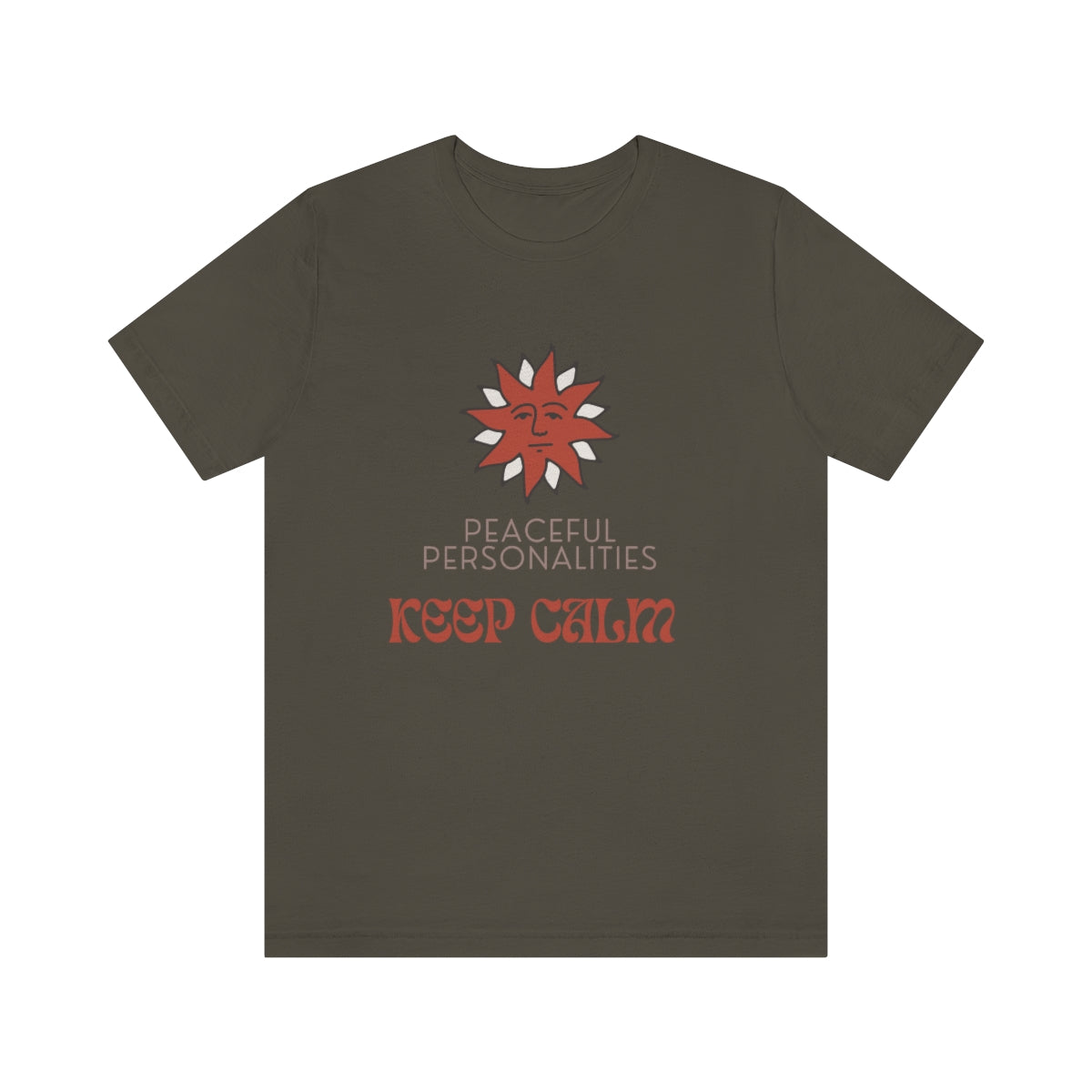 Keep Calm Jersey Short Sleeve Tee