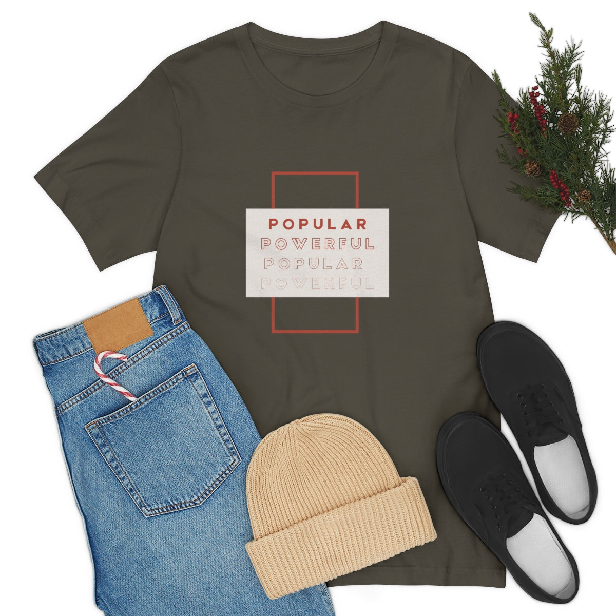 Popular/Powerful Jersey Short Sleeve Tee