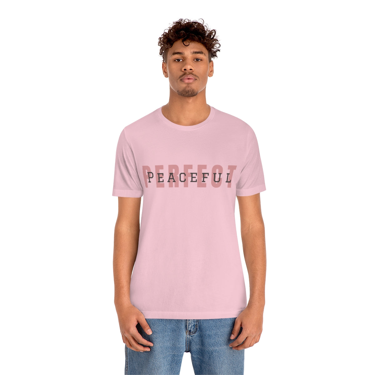 Perfect/Peaceful Logo Jersey Short Sleeve Tee