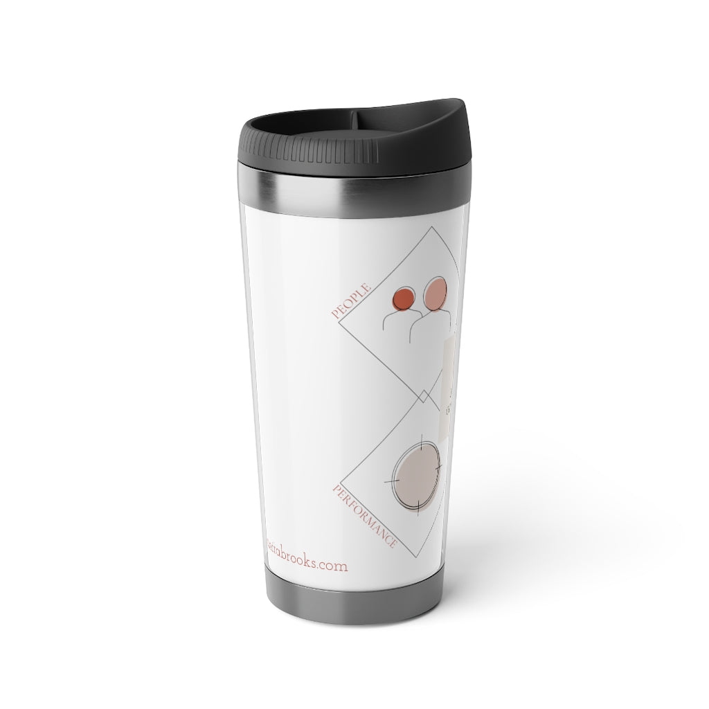 P4 Power Coaching™ Stainless Steel Travel Mug with Insert