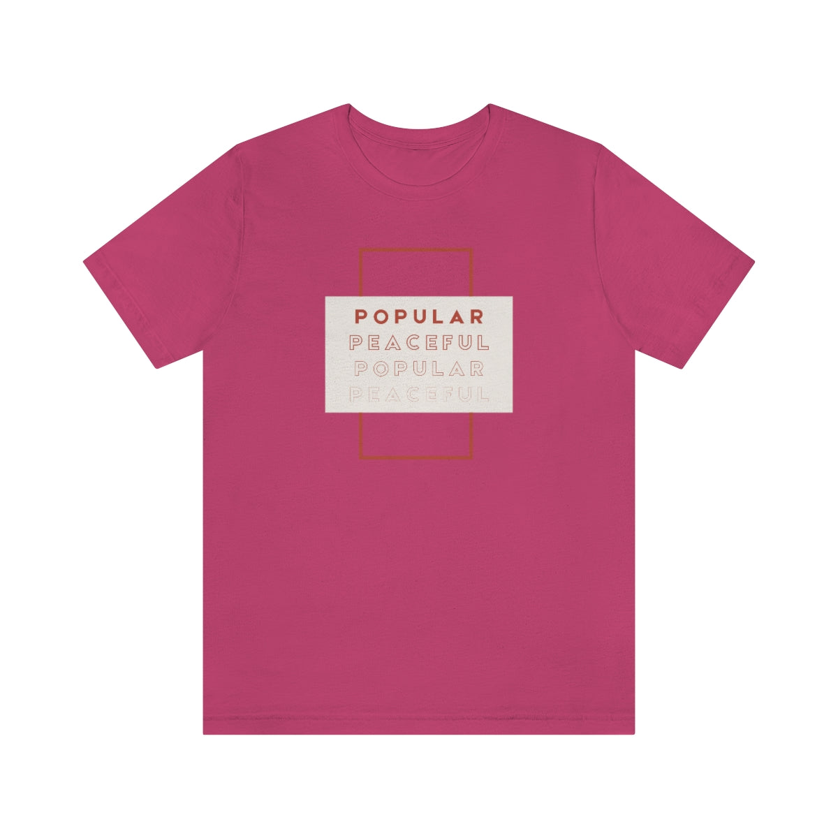 Popular/Peaceful Jersey Short Sleeve Tee