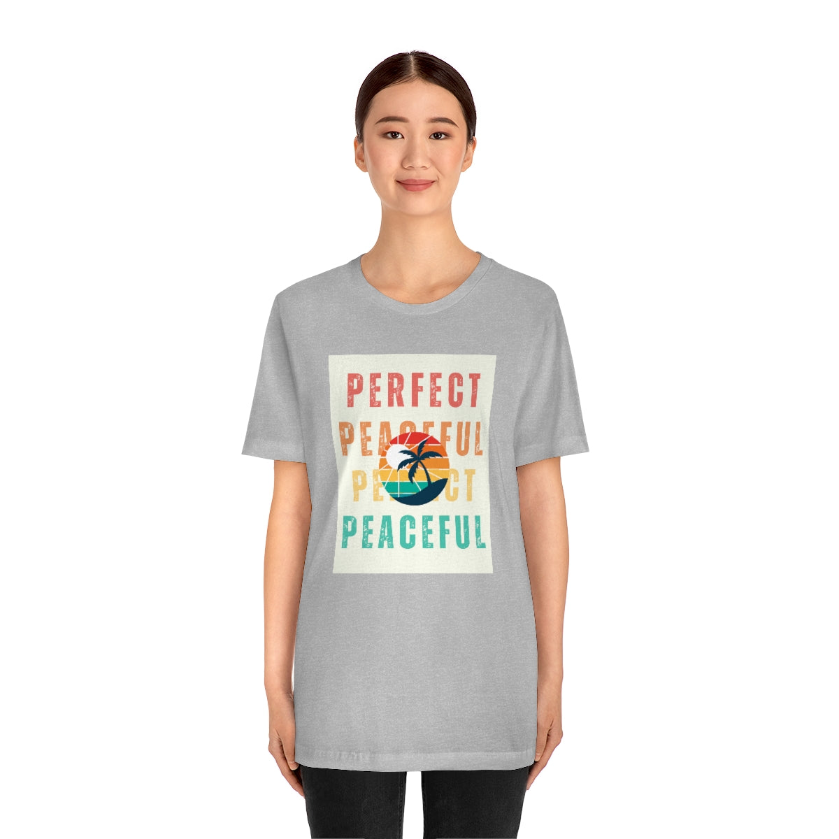Perfect/Peaceful Unisex Jersey Short Sleeve Tee