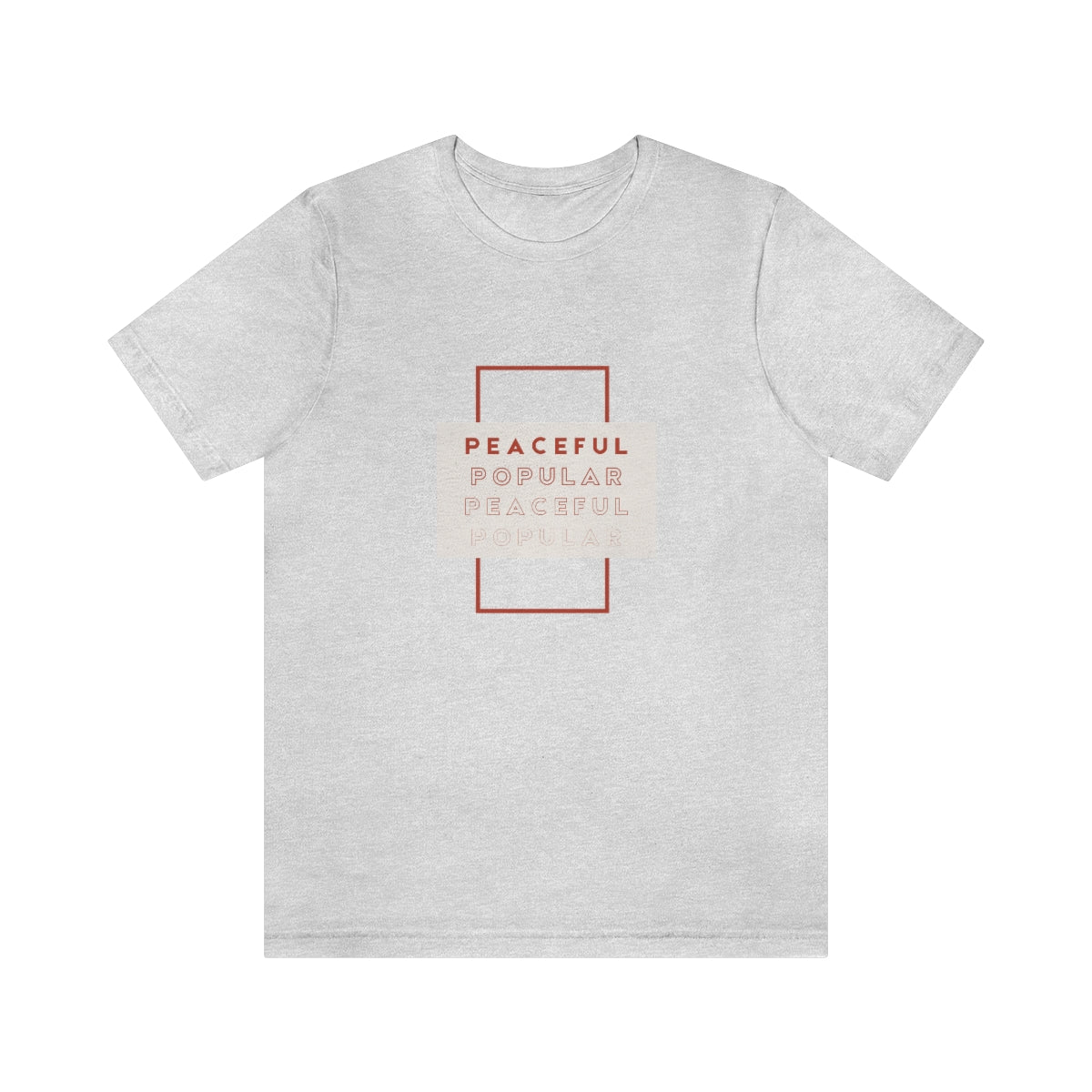 Peaceful/Popular Jersey Short Sleeve Tee