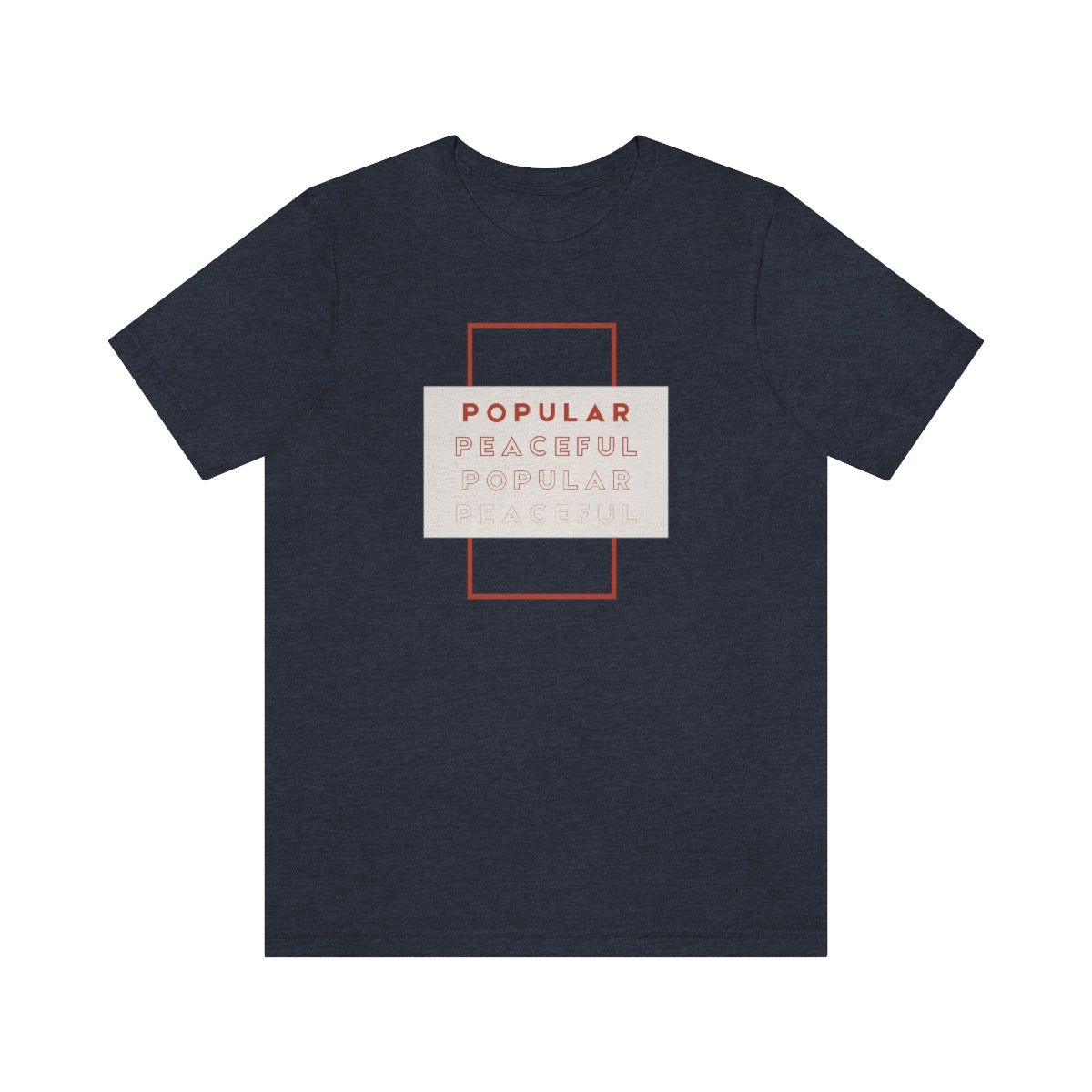 Popular/Peaceful Jersey Short Sleeve Tee