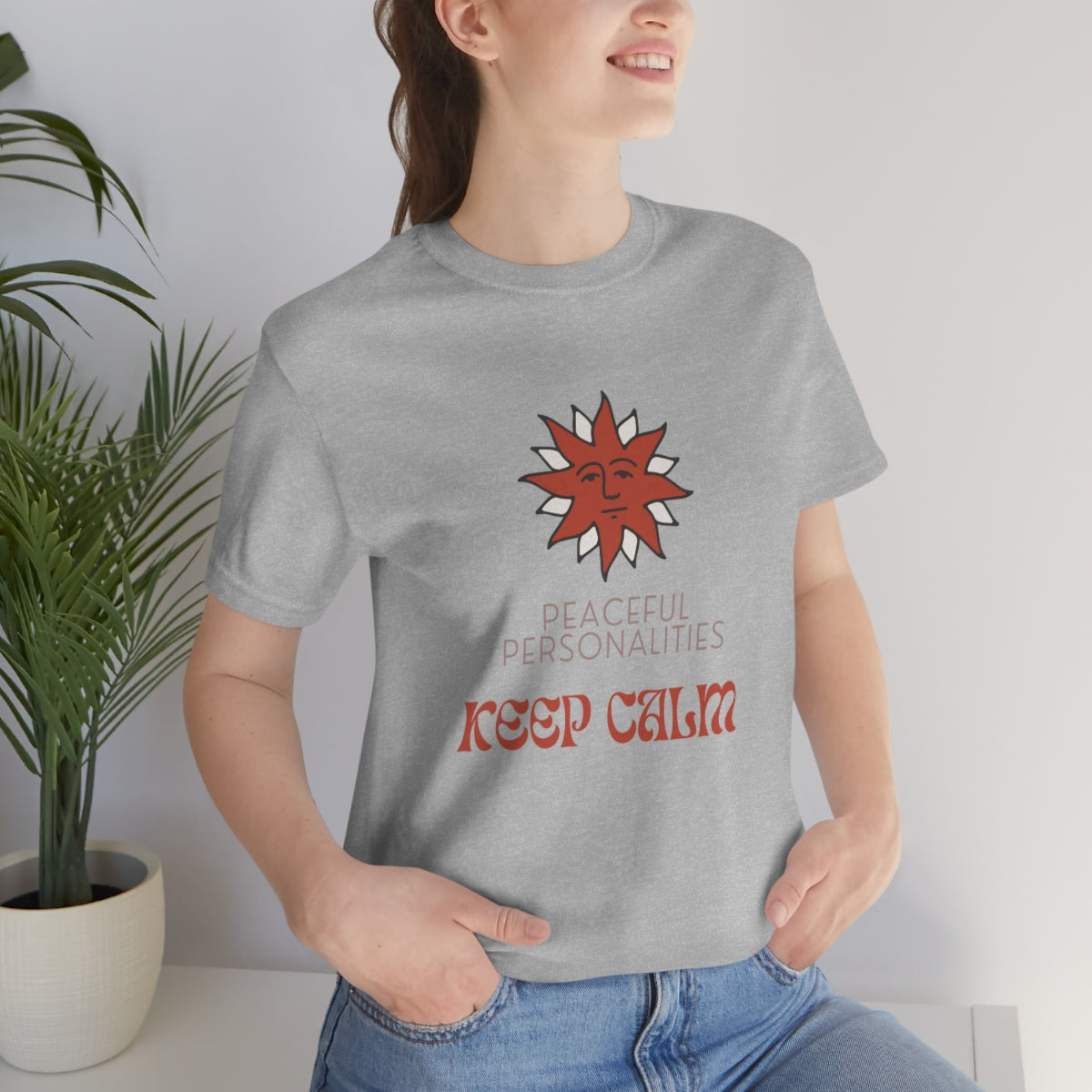 Keep Calm Jersey Short Sleeve Tee