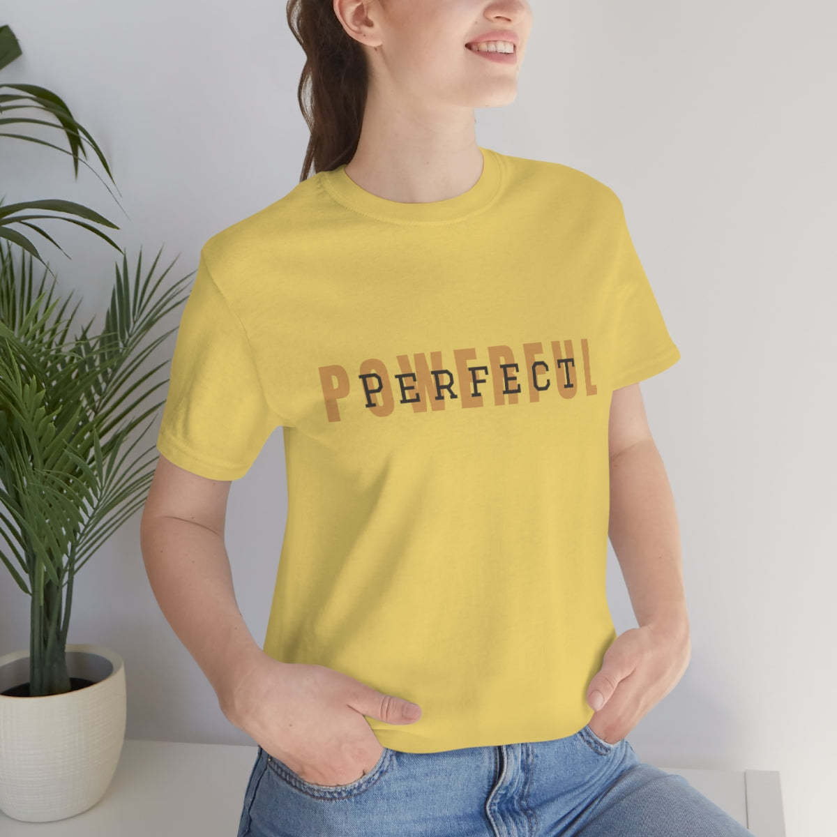 Powerful/Perfect Logo Jersey Short Sleeve Tee