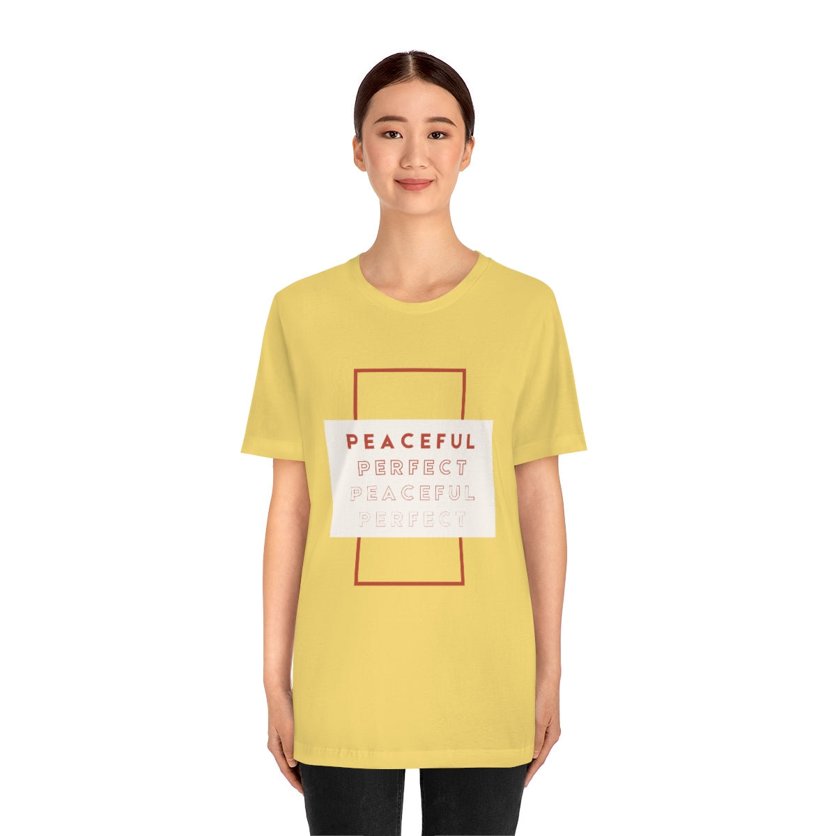 Peaceful/Perfect Jersey Short Sleeve Tee