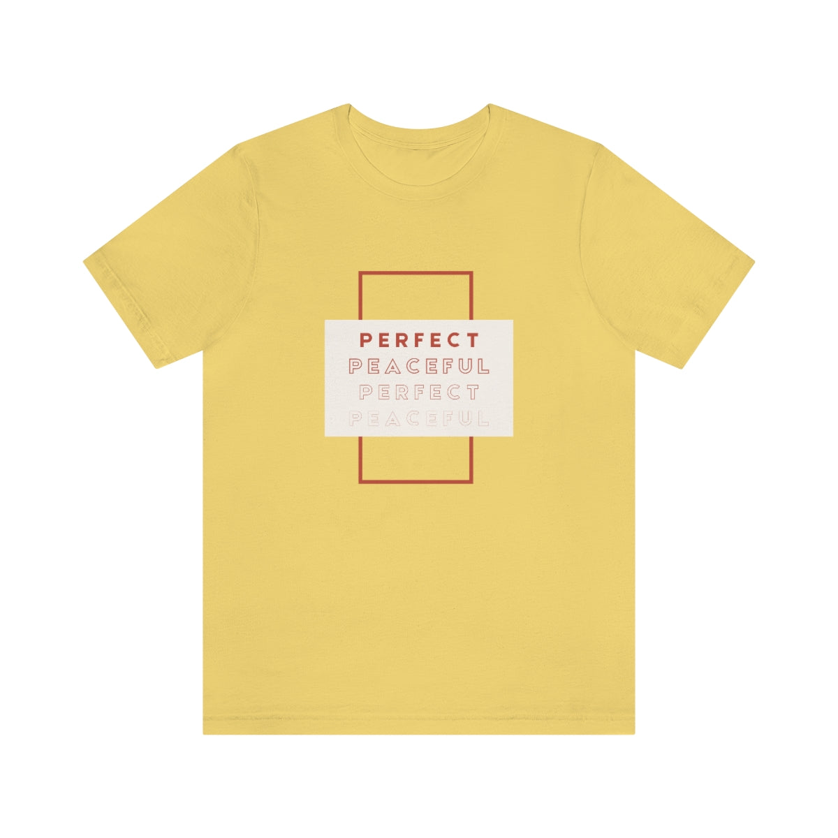 Perfect/Peaceful Jersey Short Sleeve Tee
