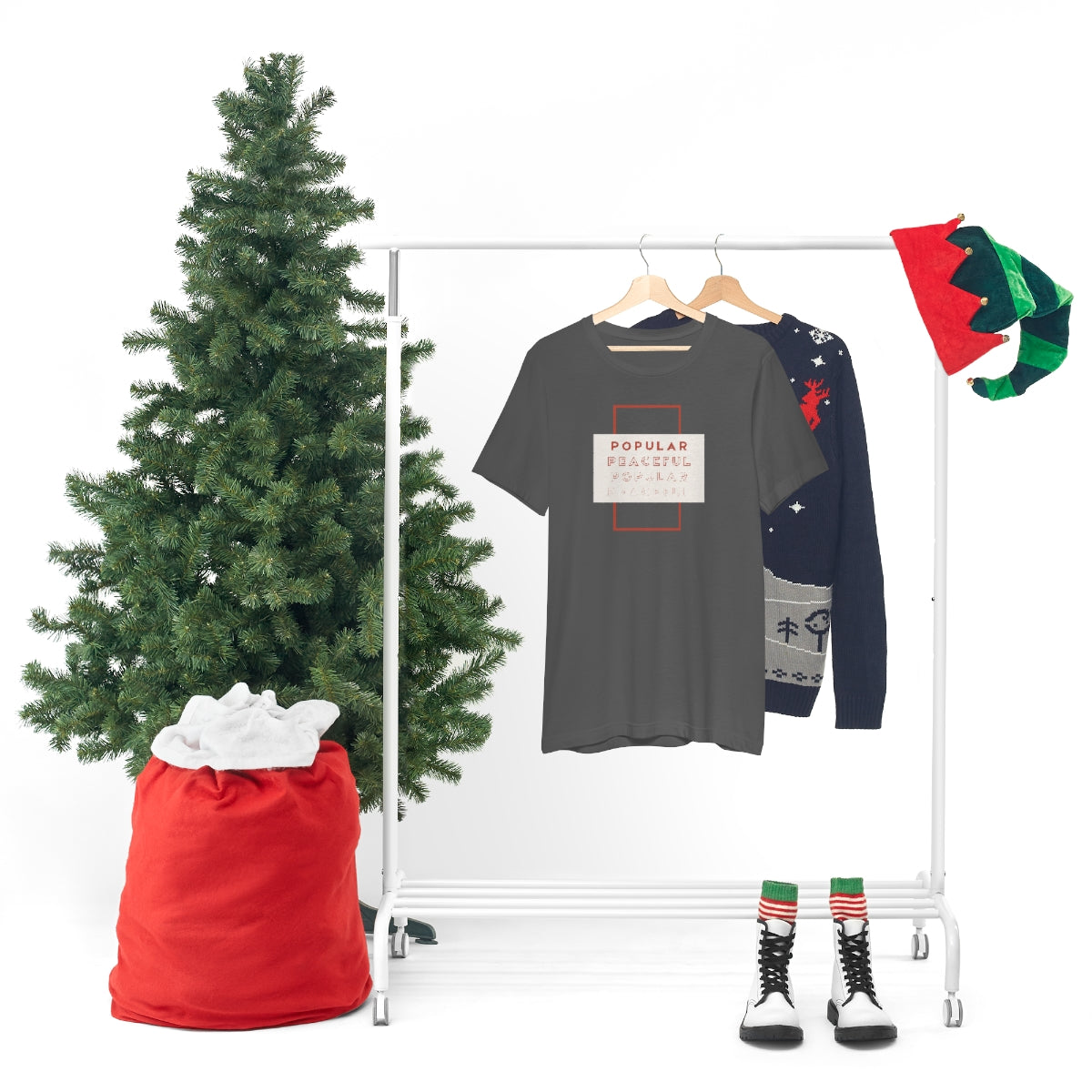Popular/Peaceful Jersey Short Sleeve Tee