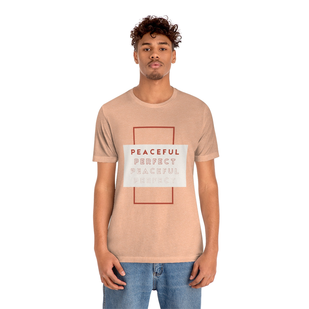 Peaceful/Perfect Jersey Short Sleeve Tee