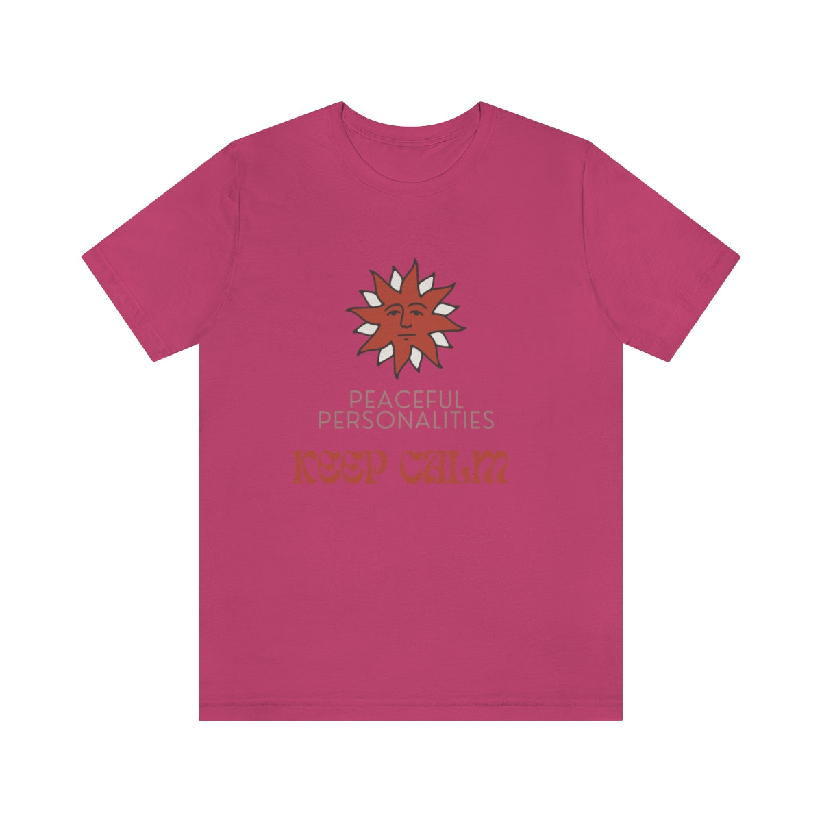 Keep Calm Jersey Short Sleeve Tee