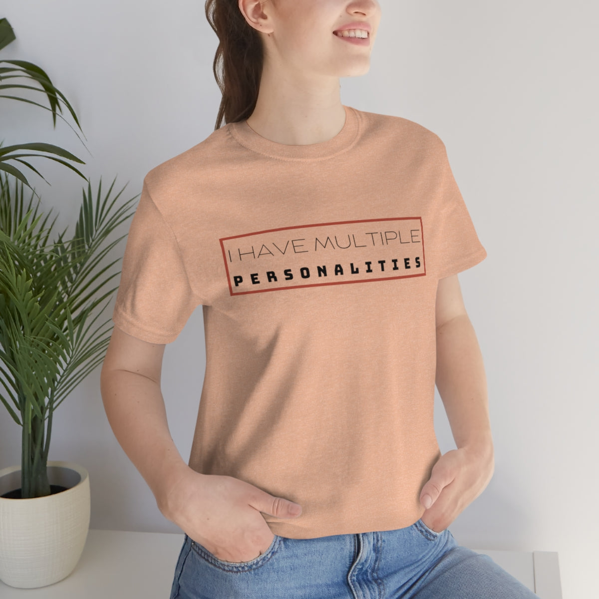 Multiple Personalities Unisex Jersey Short Sleeve Tee