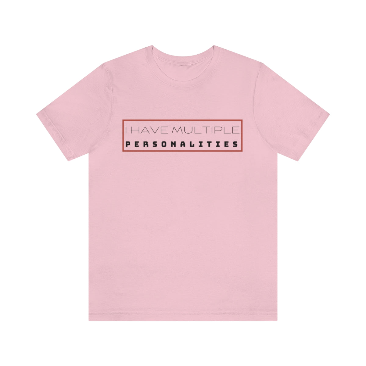 Multiple Personalities Unisex Jersey Short Sleeve Tee