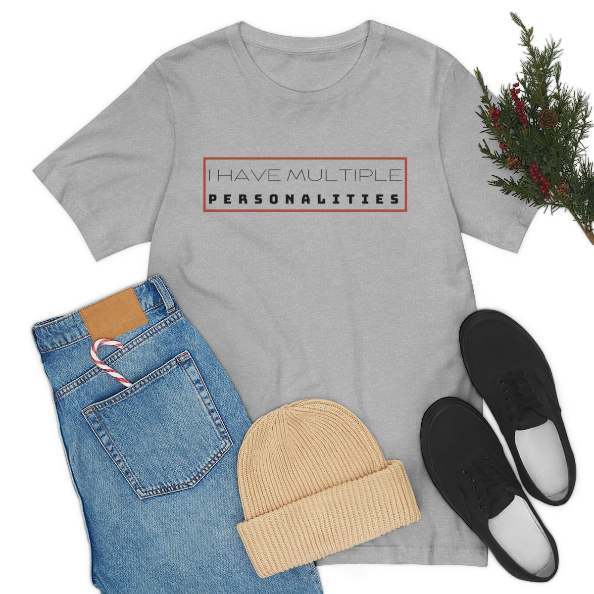 Multiple Personalities Unisex Jersey Short Sleeve Tee