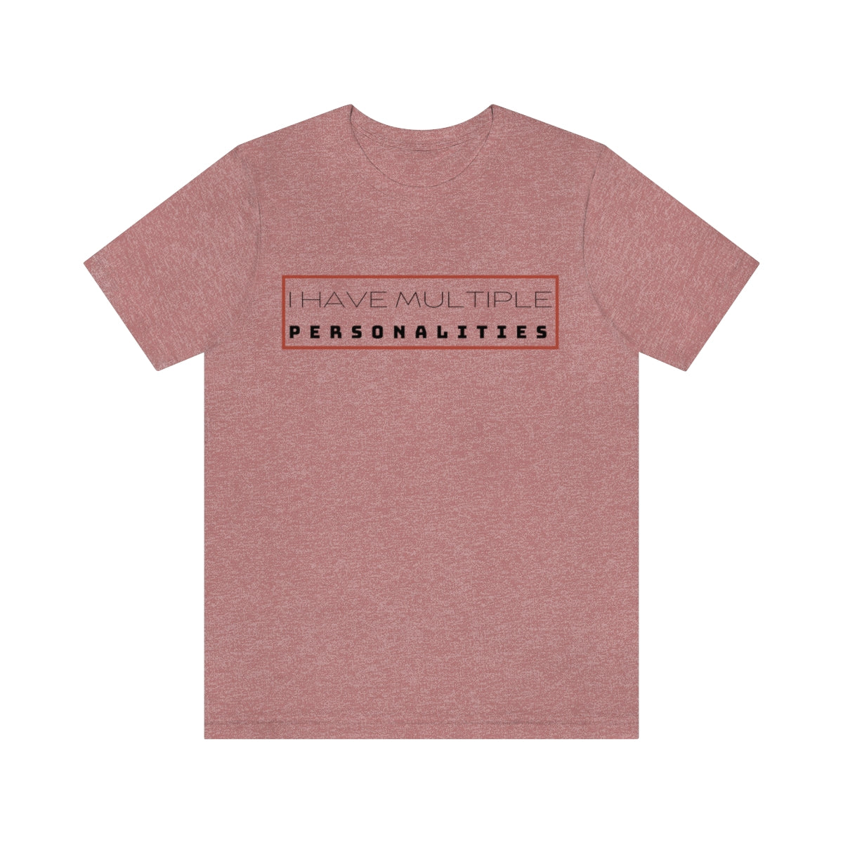Multiple Personalities Unisex Jersey Short Sleeve Tee