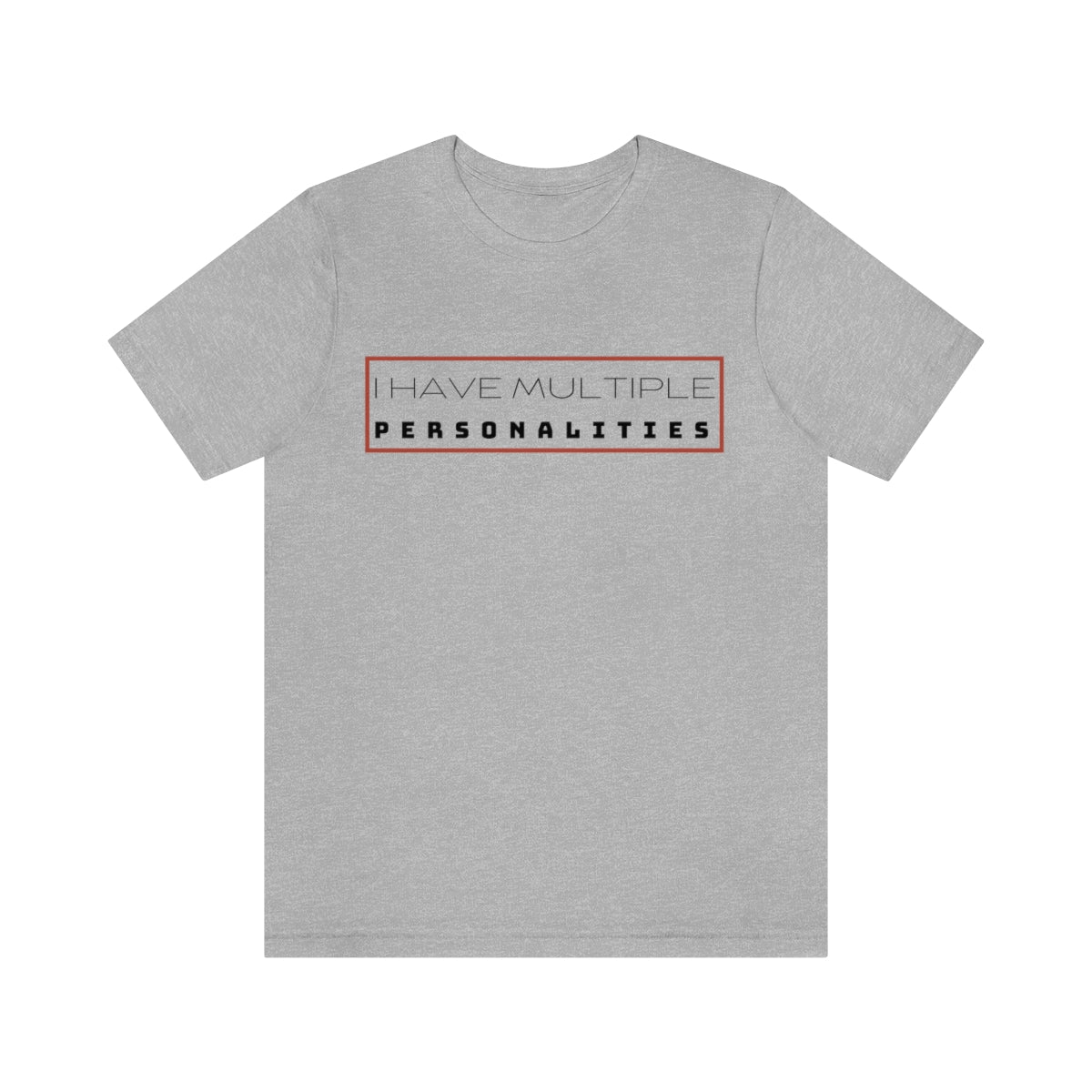 Multiple Personalities Unisex Jersey Short Sleeve Tee