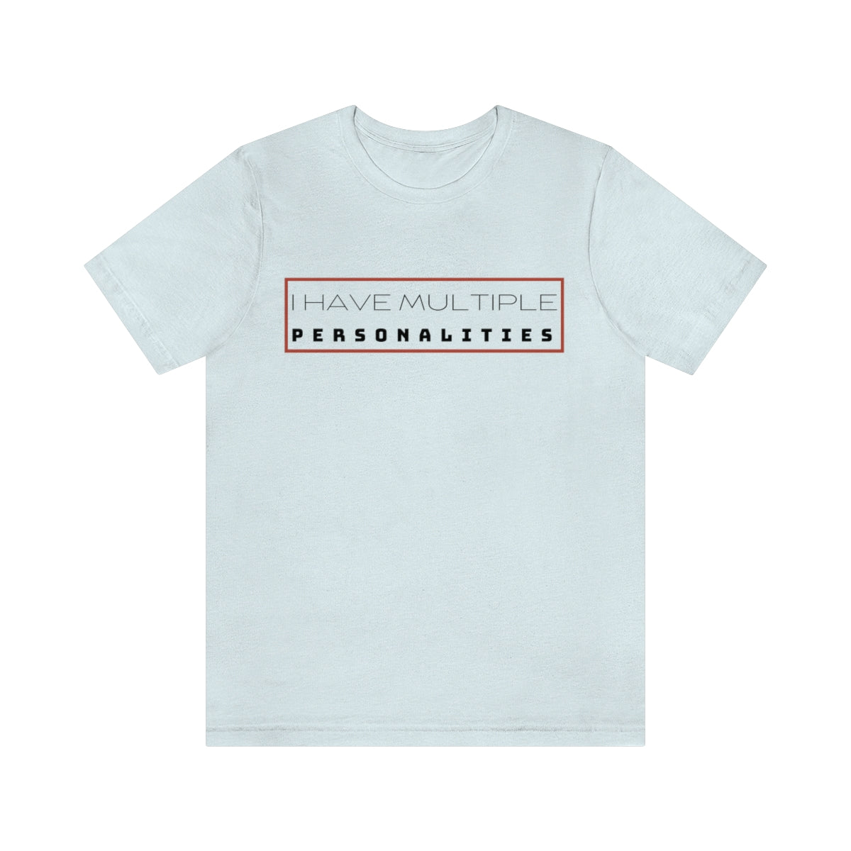 Multiple Personalities Unisex Jersey Short Sleeve Tee