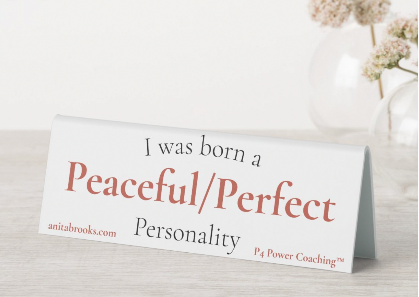 P4 Personality Perspective™ Desk Plaque