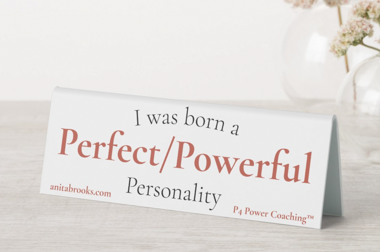 P4 Personality Perspective™ Desk Plaque