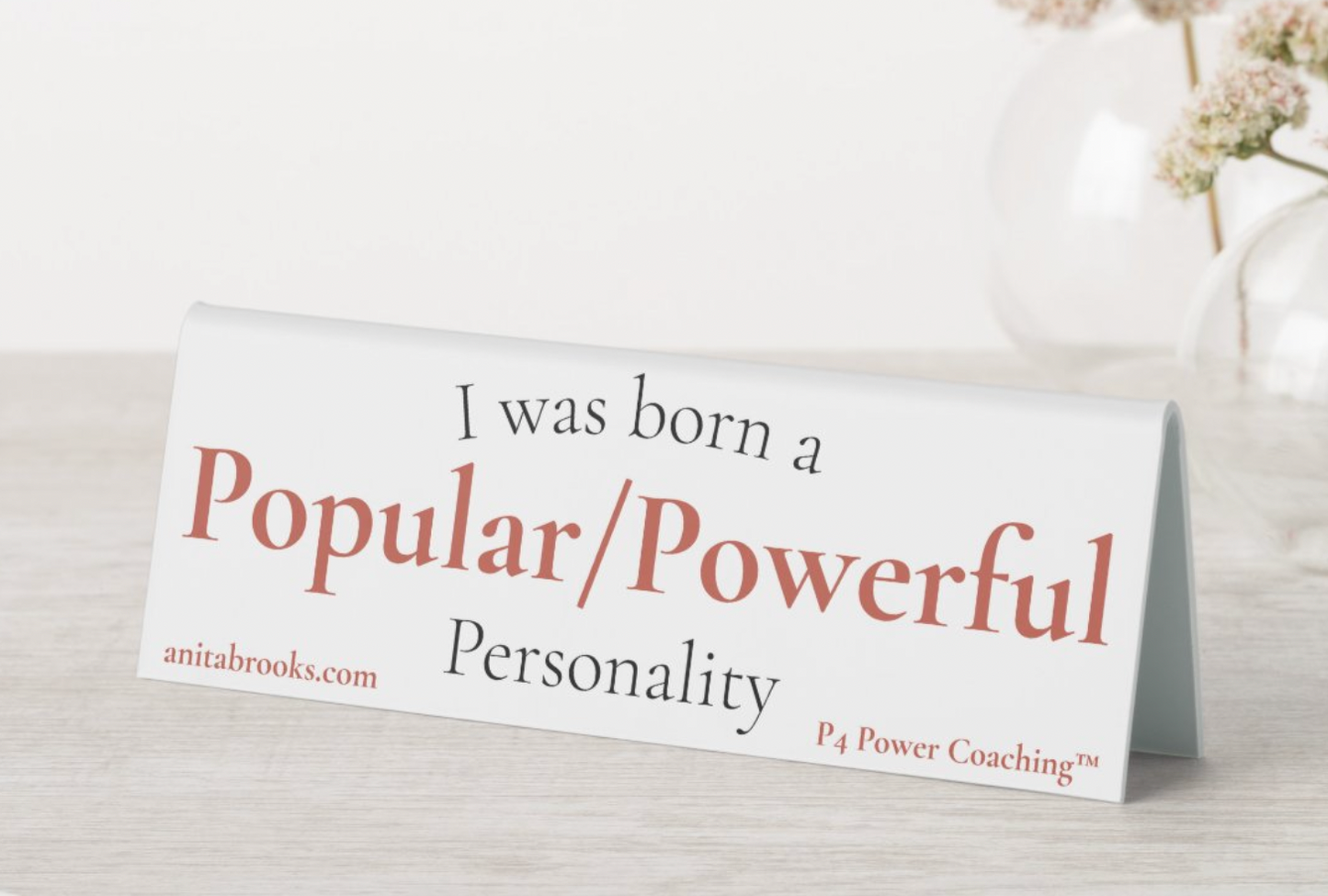 P4 Personality Perspective™ Desk Plaque