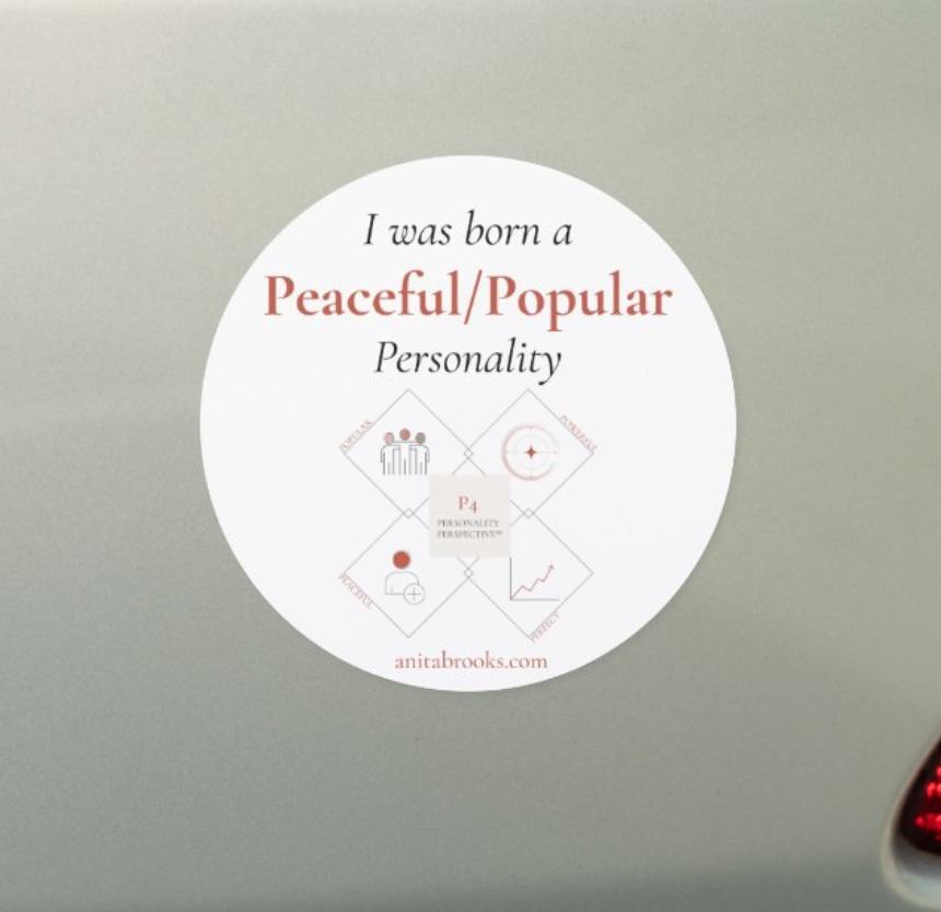 P4 Personality Perspective™ Car/Refrigerator Magnet