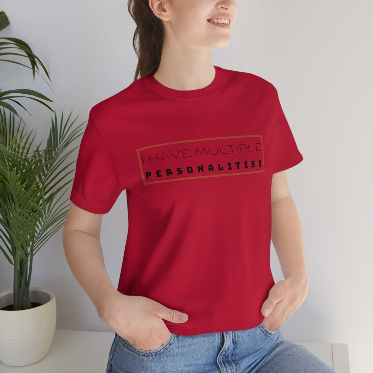 Multiple Personalities Unisex Jersey Short Sleeve Tee