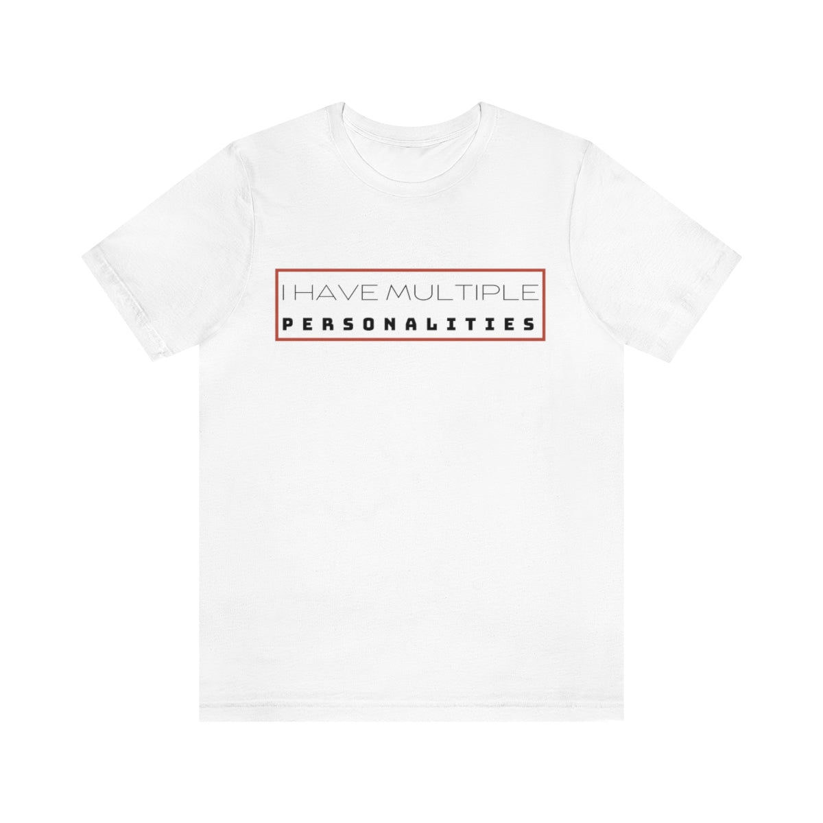 Multiple Personalities Unisex Jersey Short Sleeve Tee