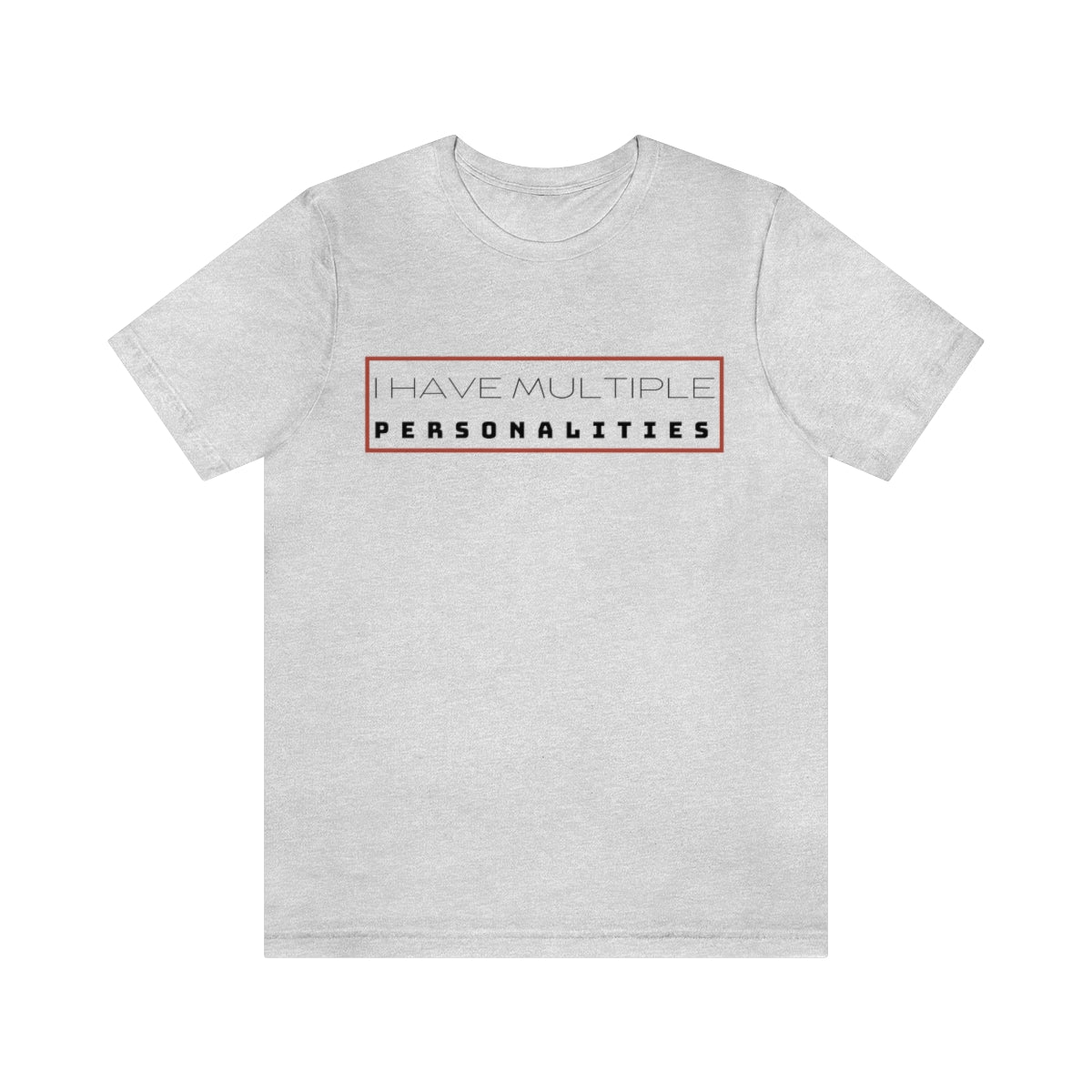 Multiple Personalities Unisex Jersey Short Sleeve Tee