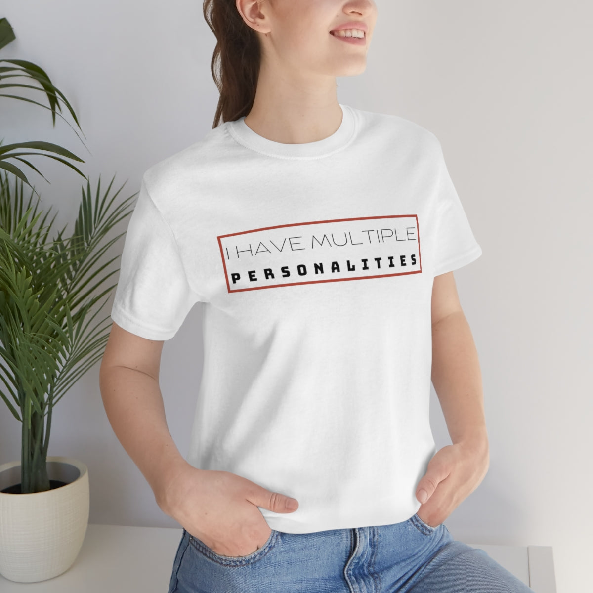 Multiple Personalities Unisex Jersey Short Sleeve Tee