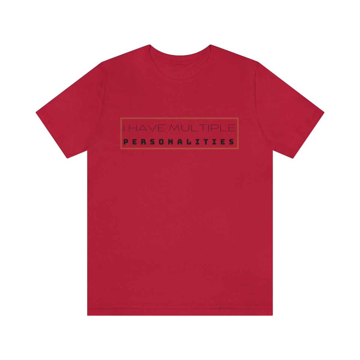 Multiple Personalities Unisex Jersey Short Sleeve Tee