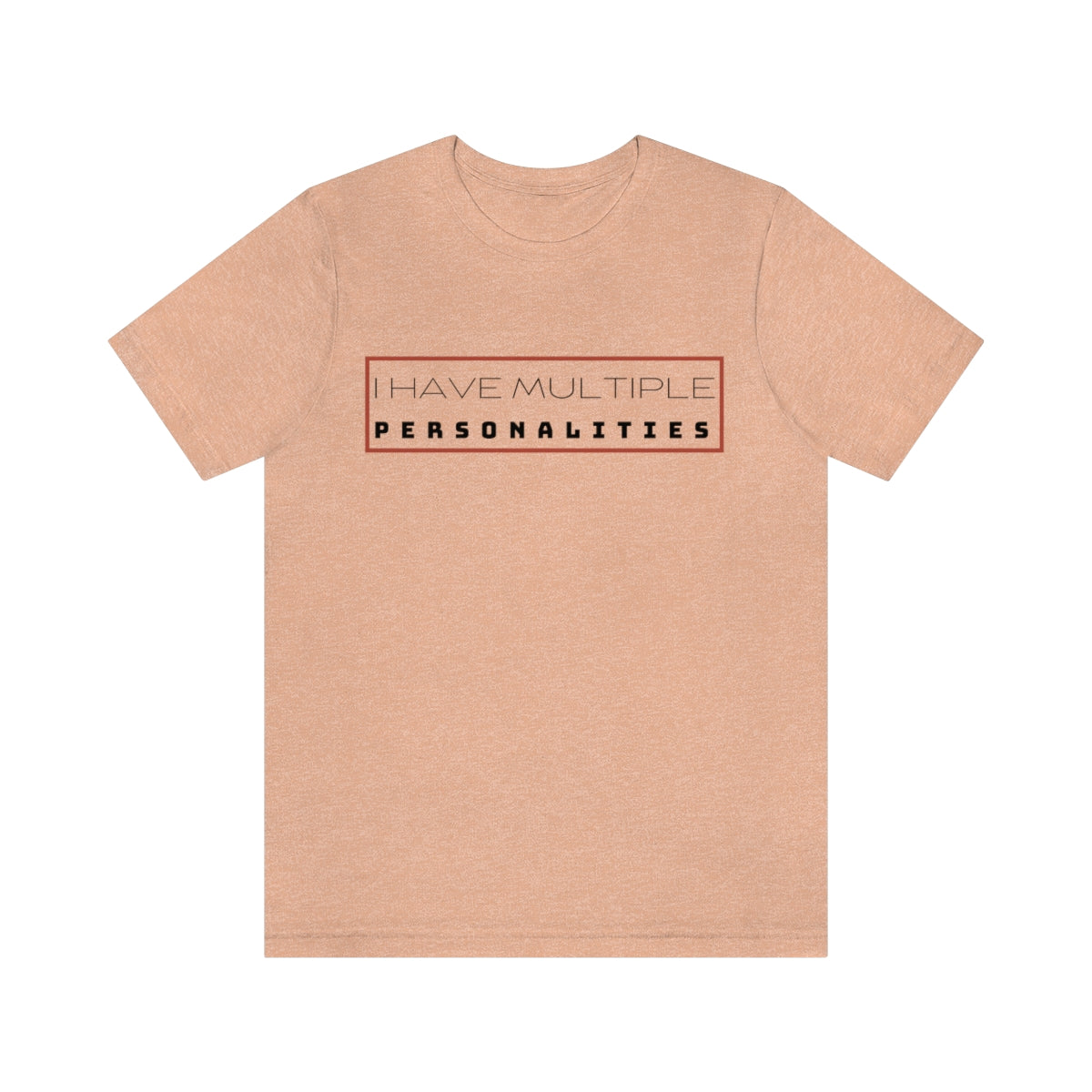 Multiple Personalities Unisex Jersey Short Sleeve Tee