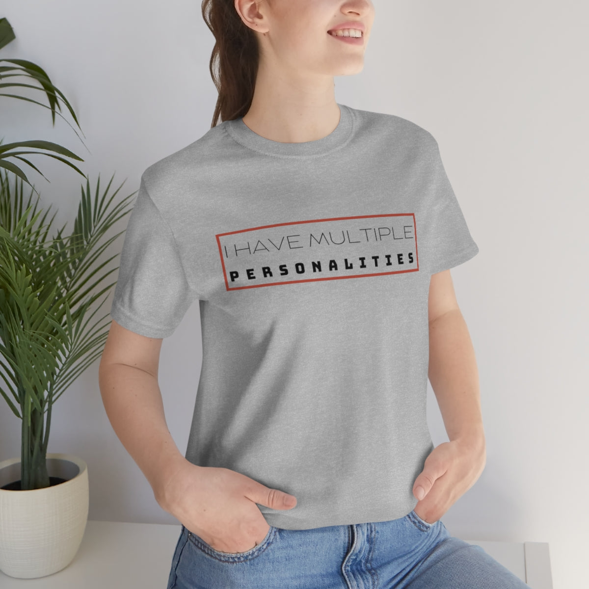 Multiple Personalities Unisex Jersey Short Sleeve Tee